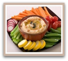 healthy food snacks hummus